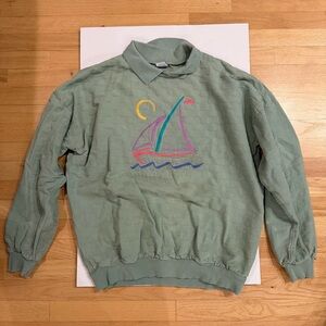 Vintage ‘Crazy Shirt’ Embroidered Sweater